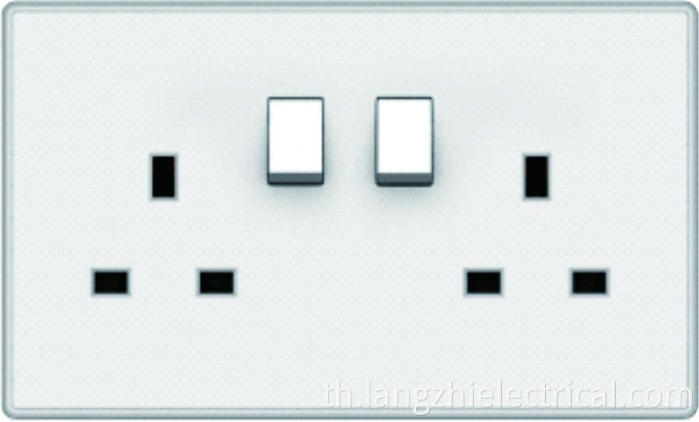 2 Gang 13a Socket With Switch